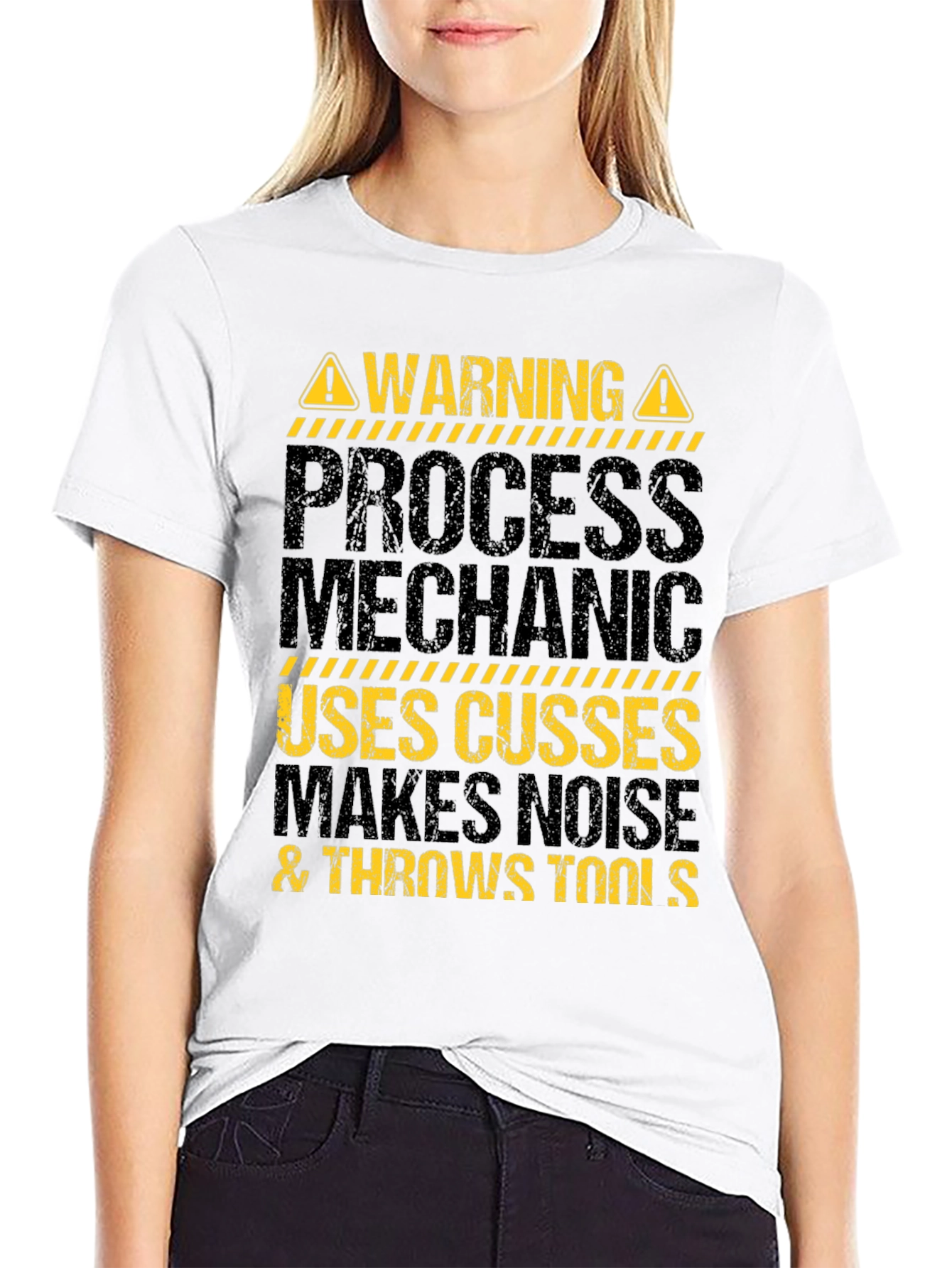 Warning Process Mechanic T-Shirt