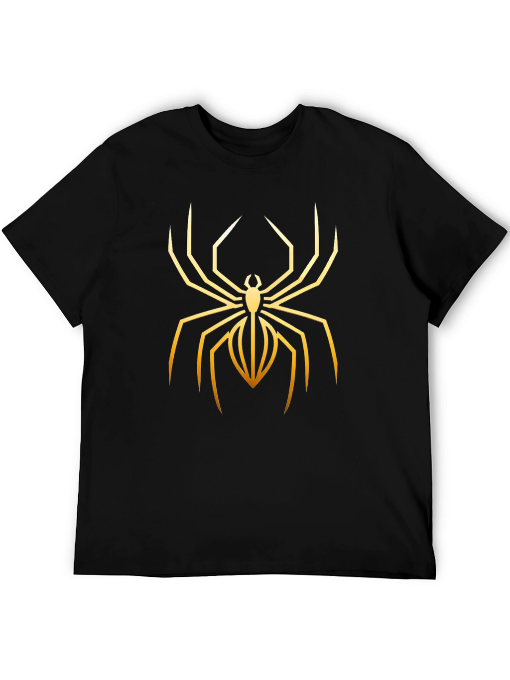 Spider Graphic Print T-Shirt - Black