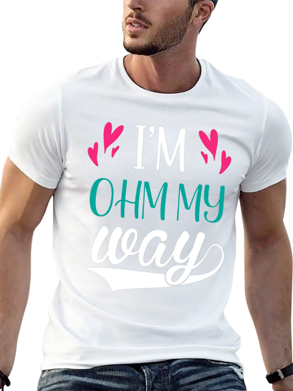 Im Ohm My Way Graphic Tee - Black