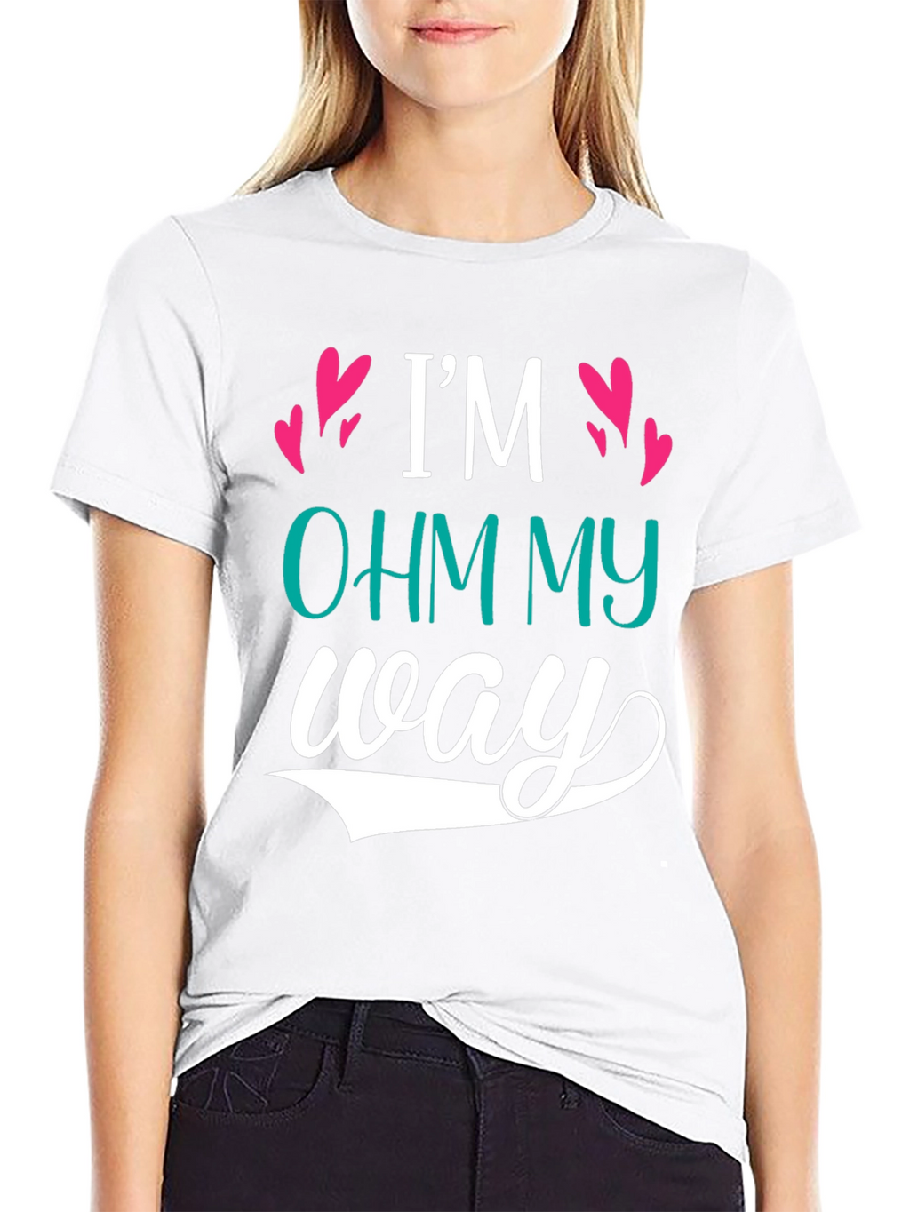 Im Ohm My Way Graphic Tee - Black