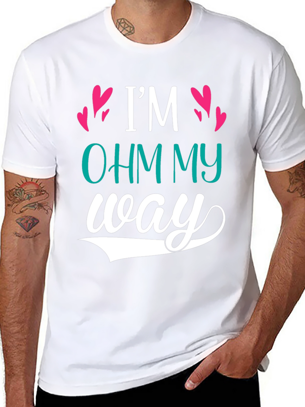 Im Ohm My Way Graphic Tee - Black