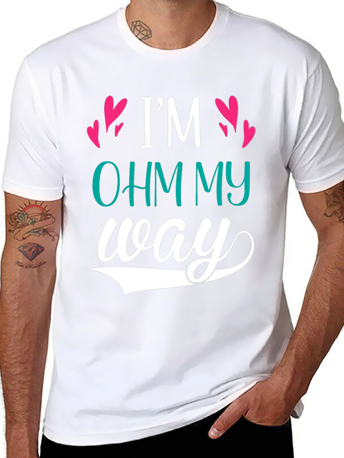 Im Ohm My Way Graphic Tee - Black