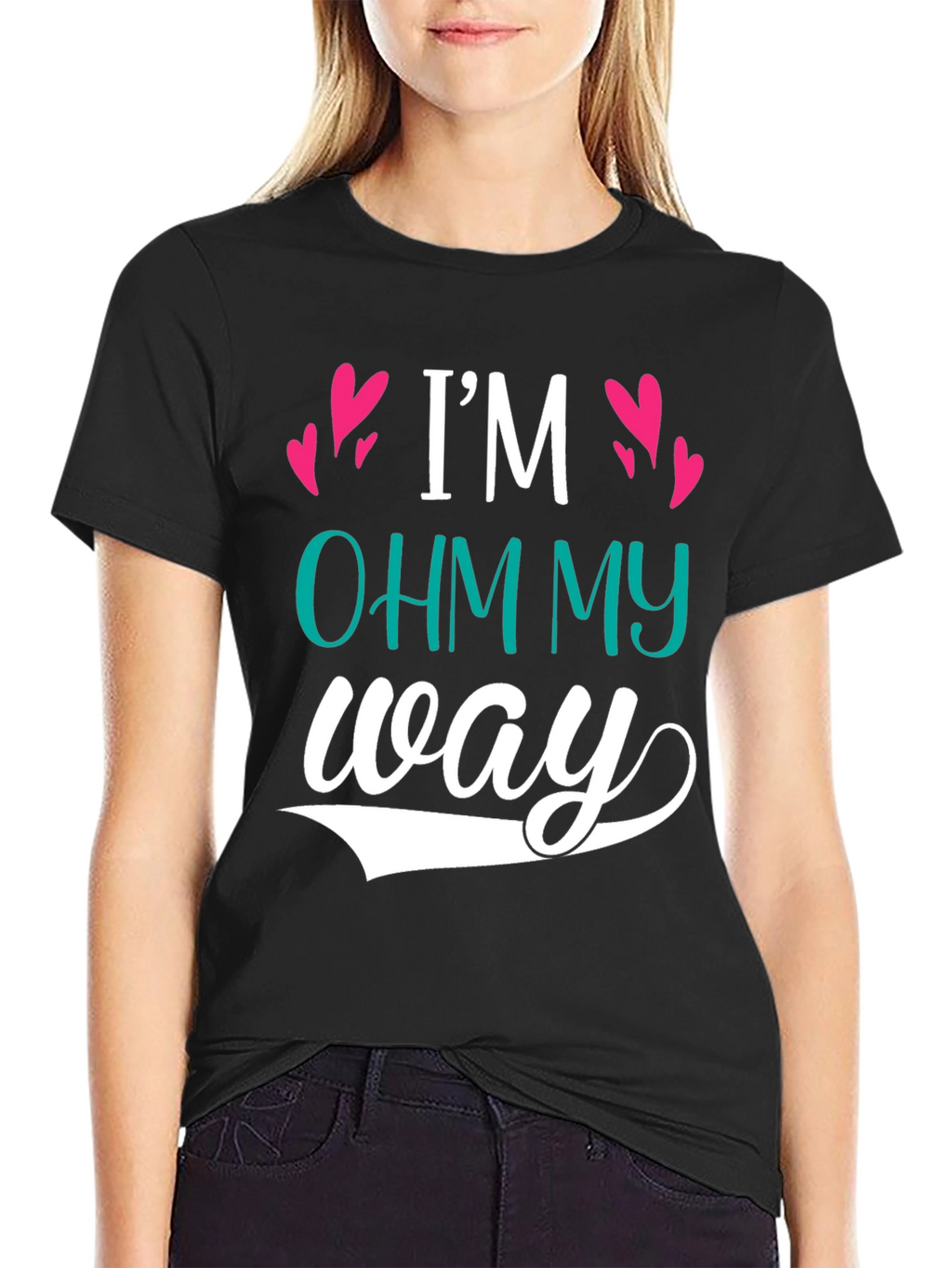 Im Ohm My Way Graphic Tee - Black