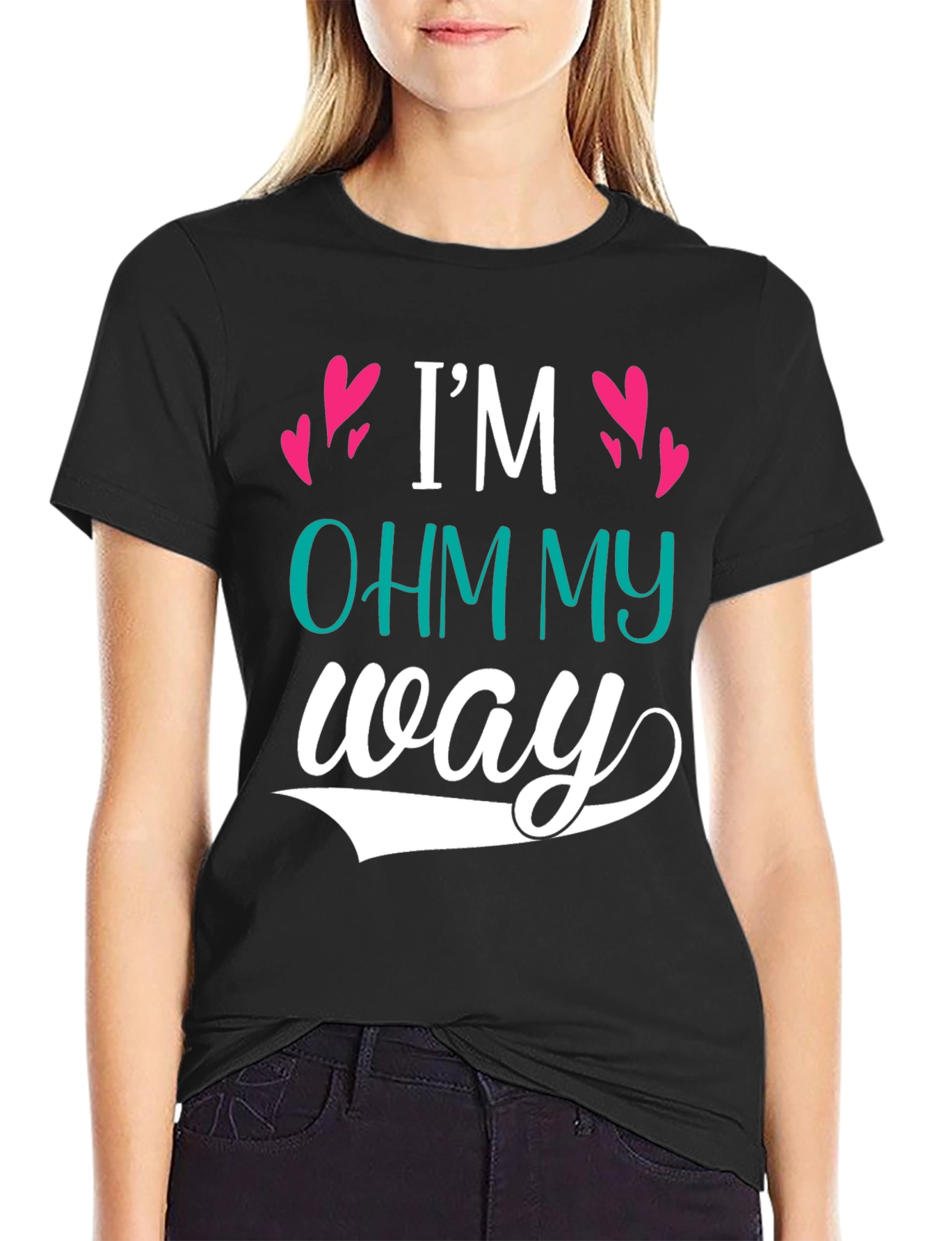 Im Ohm My Way Graphic Tee - Black