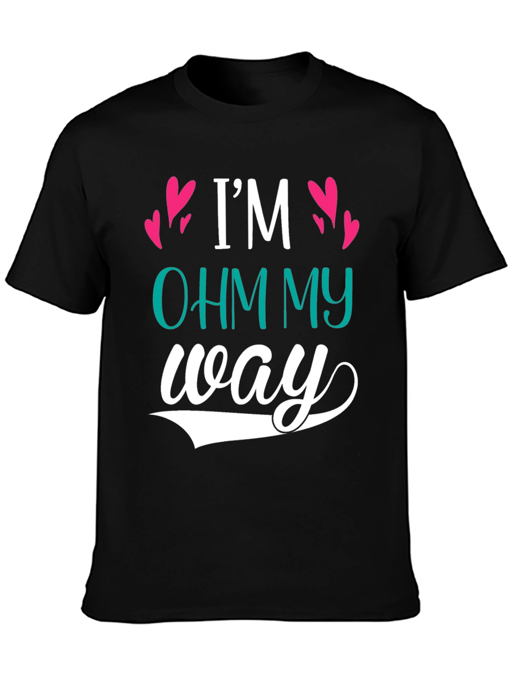 Im Ohm My Way Graphic Tee - Black