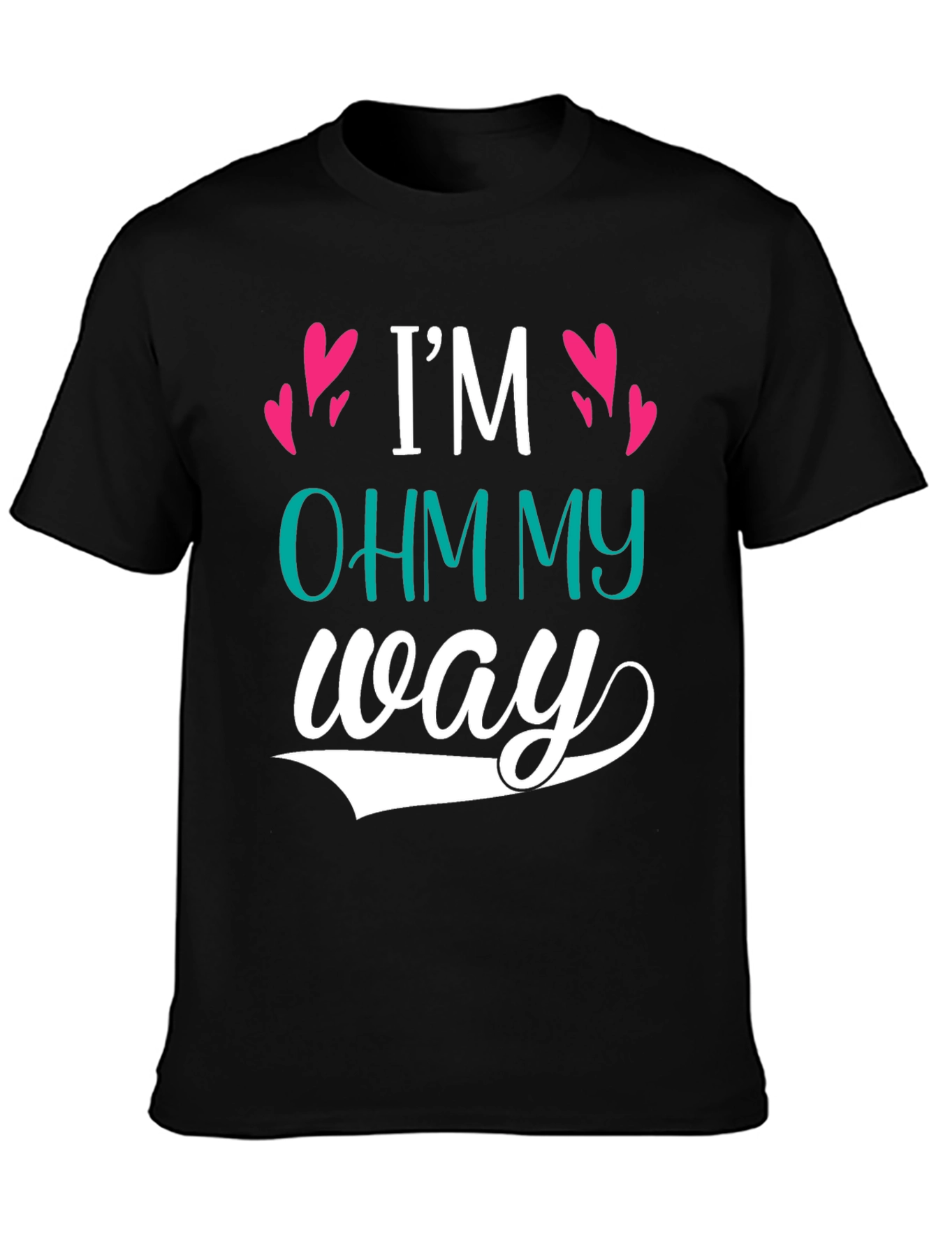 Im Ohm My Way Graphic Tee - Black
