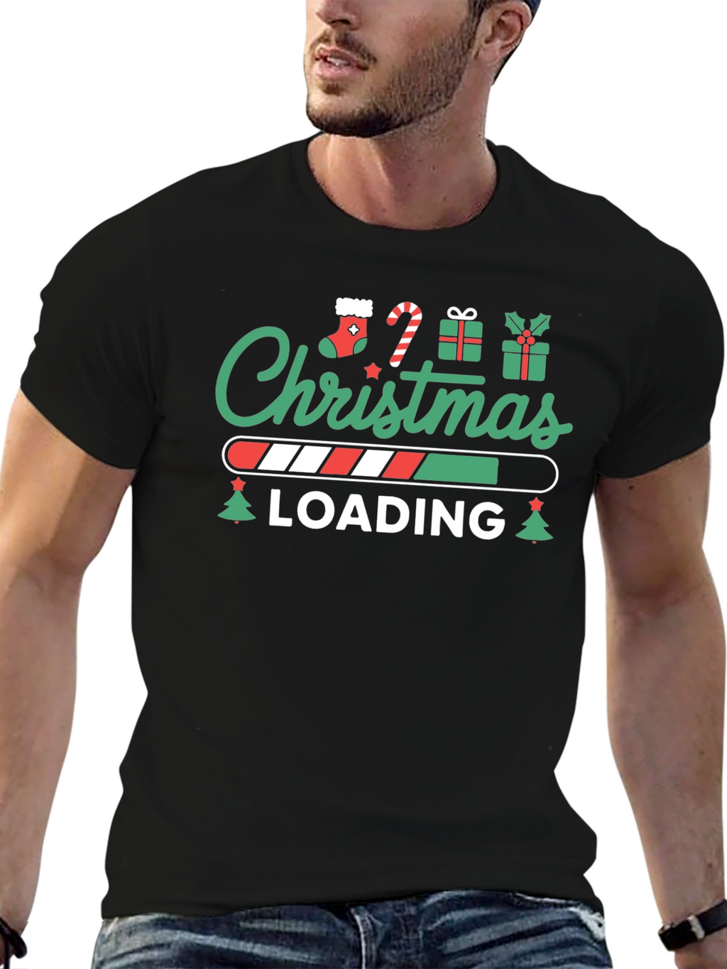 Christmas Loading T-Shirt - Holiday Festive Tee