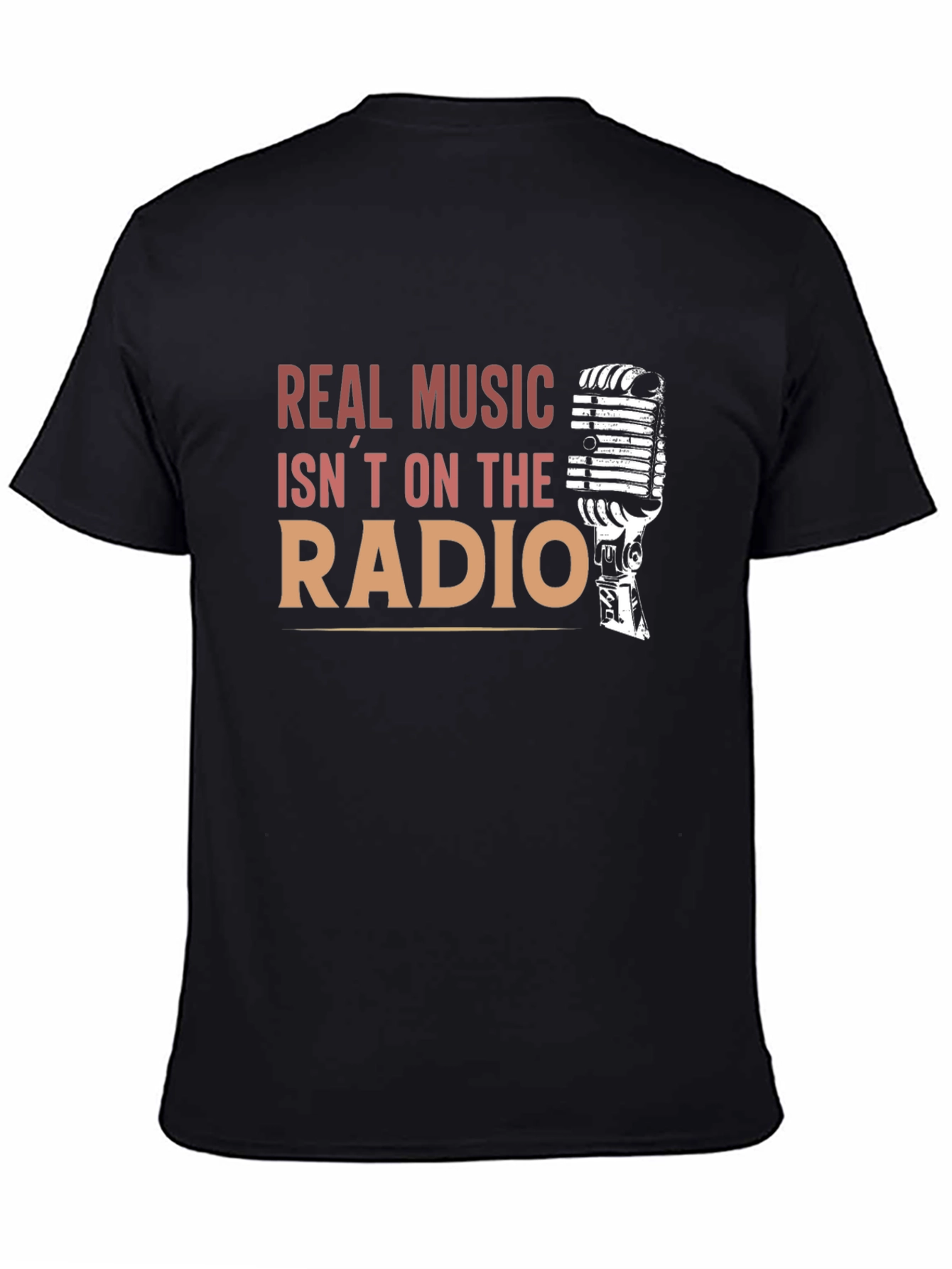 Real Music Isnt On the Radio Graphic T-Shirt