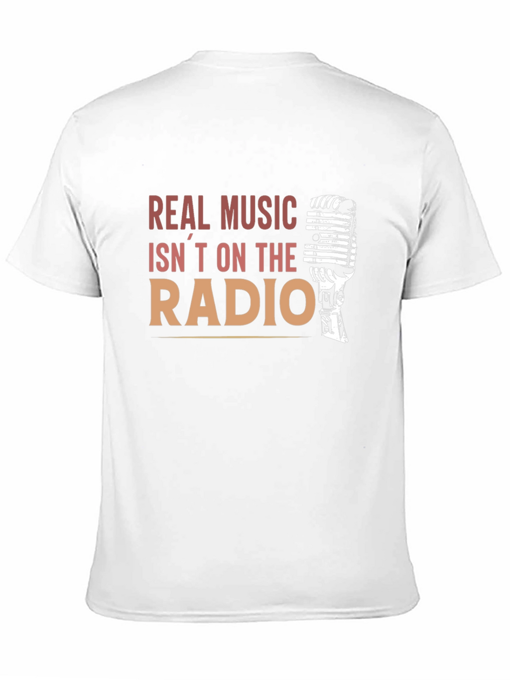 Real Music Isnt On the Radio Graphic T-Shirt