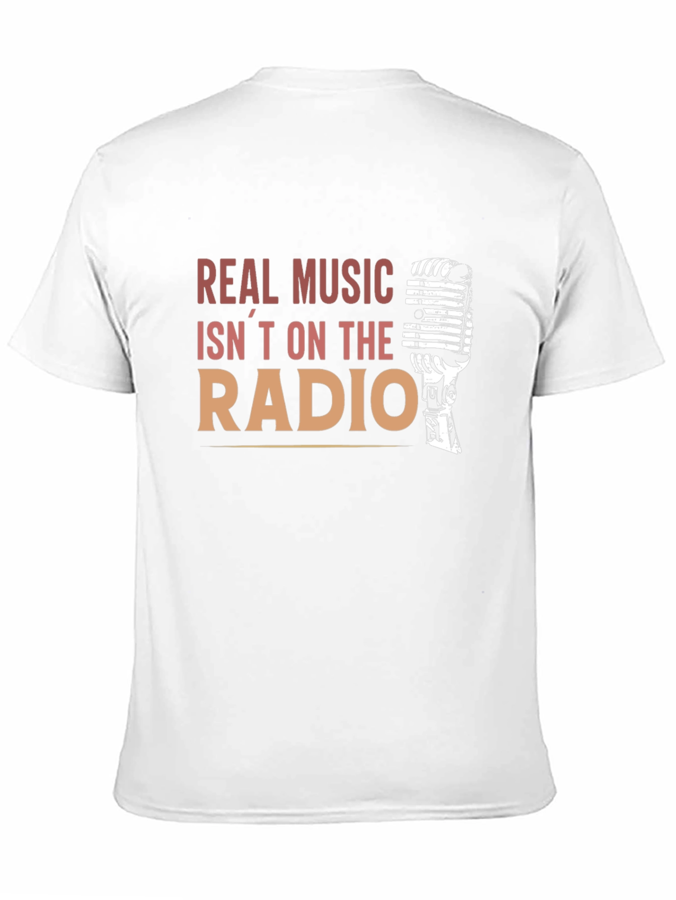 Real Music Isnt On the Radio Graphic T-Shirt