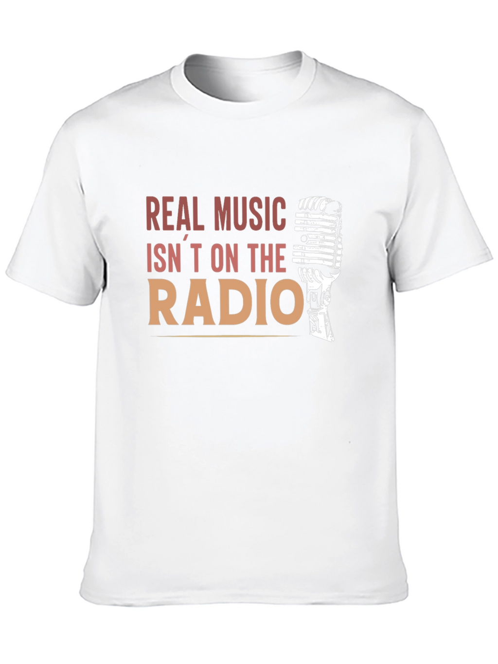 Real Music Isnt On the Radio Graphic T-Shirt