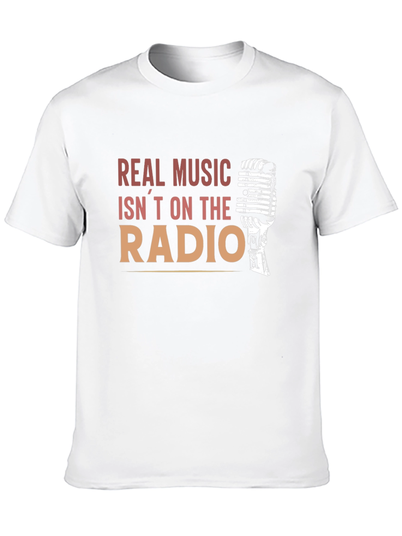 Real Music Isnt On the Radio Graphic T-Shirt
