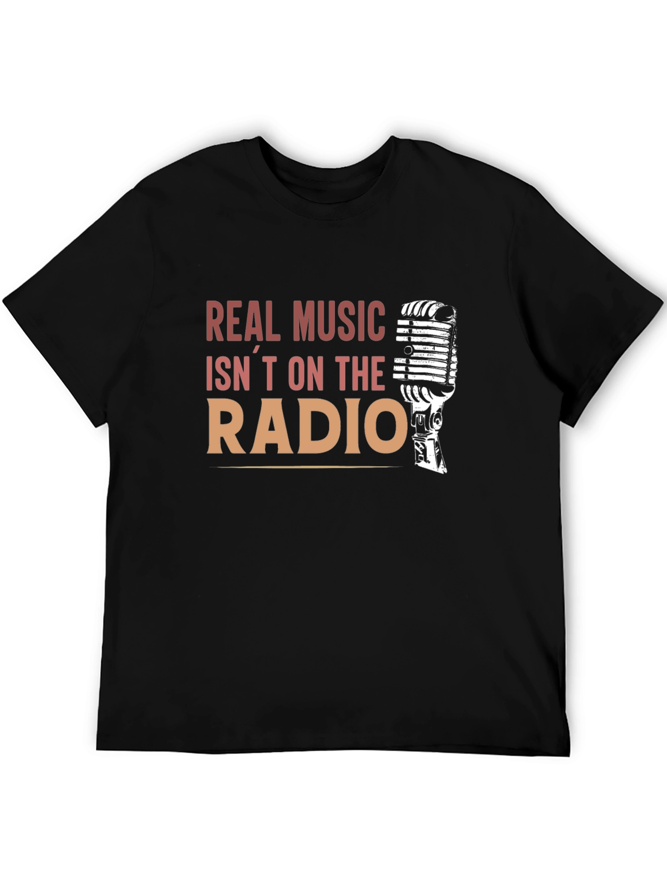 Real Music Isnt On the Radio Graphic T-Shirt