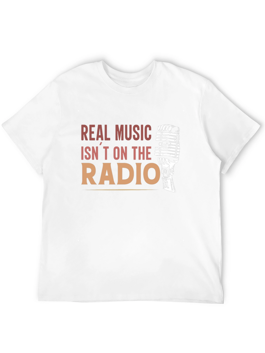 Real Music Isnt On the Radio Graphic T-Shirt