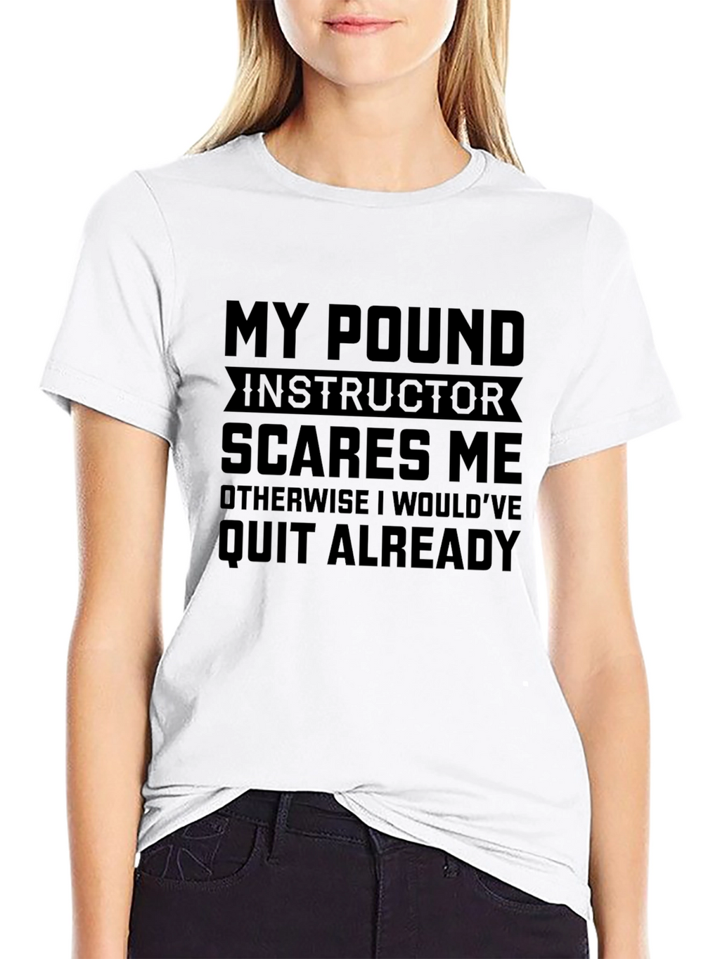 Funny Pound Instructor T-Shirt - Workout Motivation