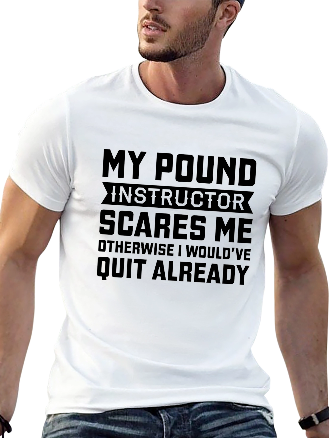 Funny Pound Instructor T-Shirt - Workout Motivation