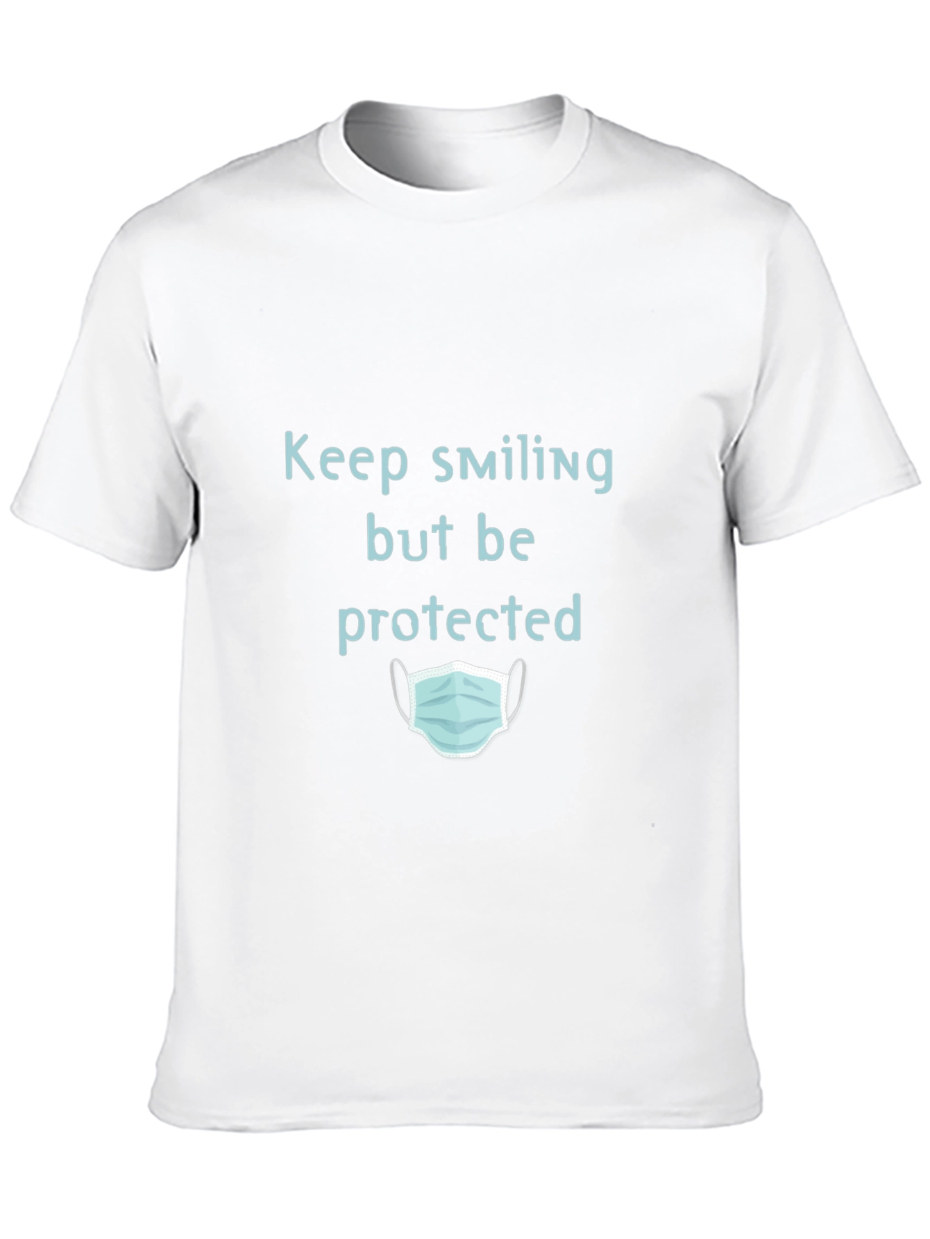 Keep Smiling But Be Protected Graphic T-Shirt
