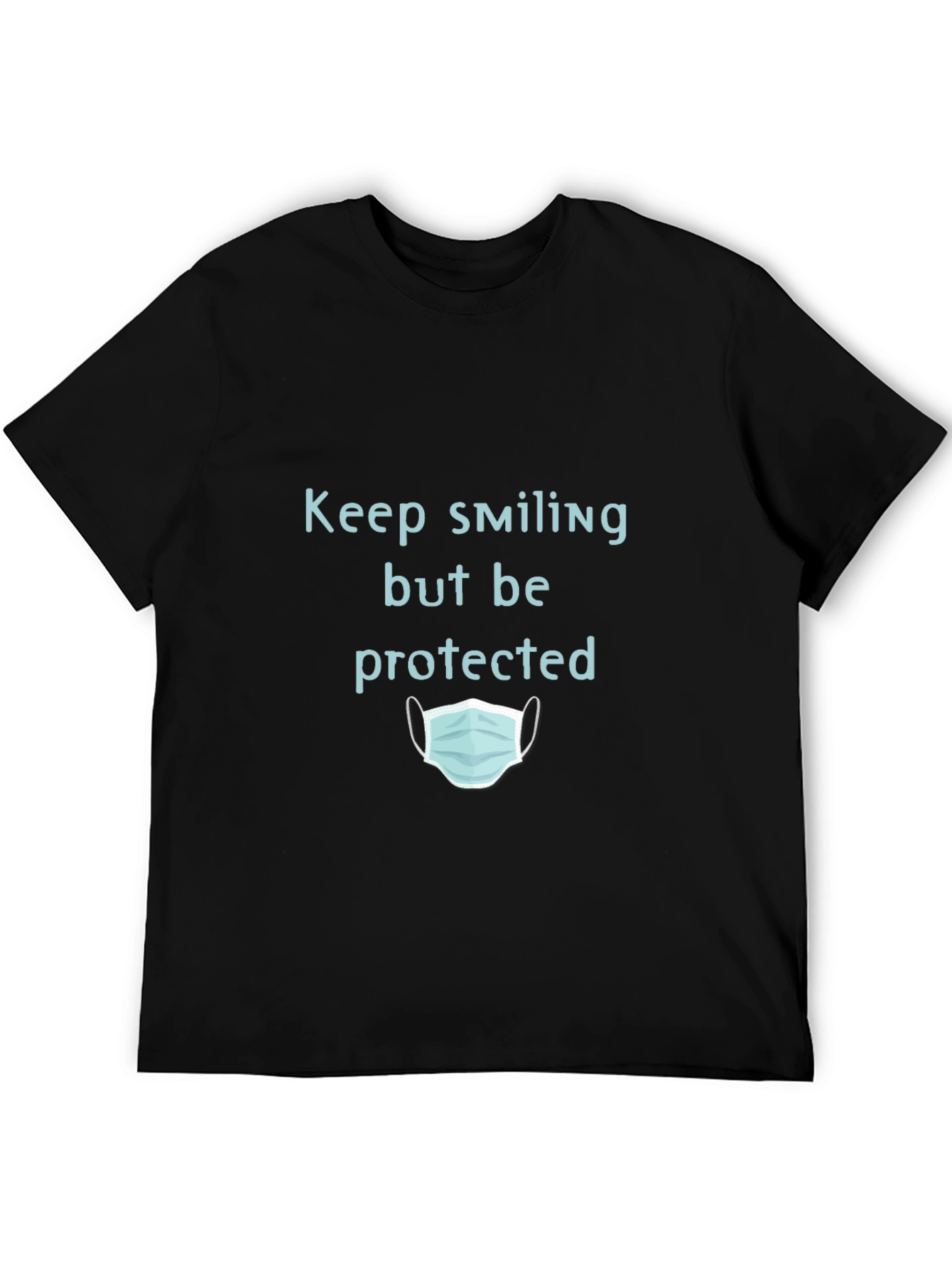 Keep Smiling But Be Protected Graphic T-Shirt