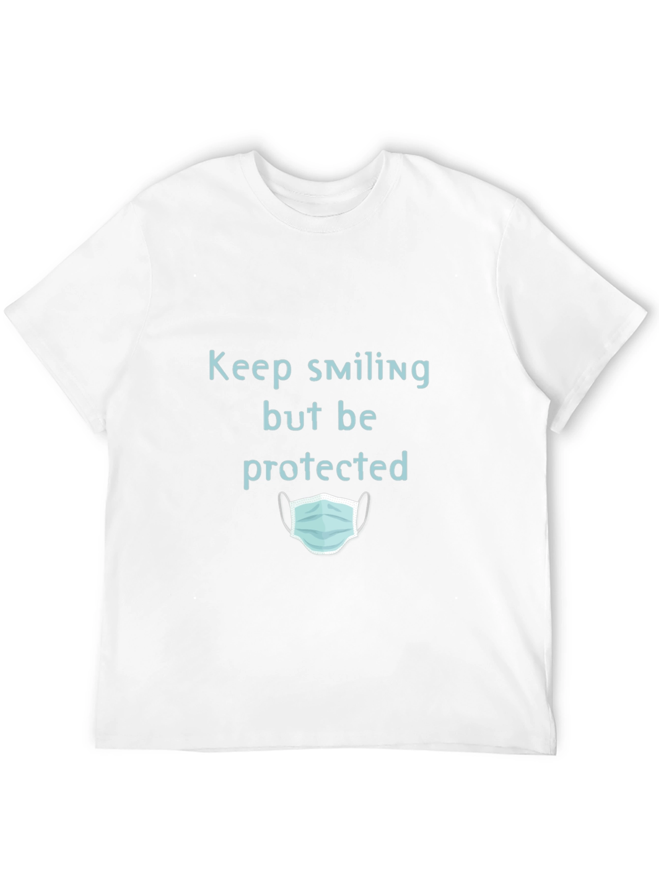 Keep Smiling But Be Protected Graphic T-Shirt