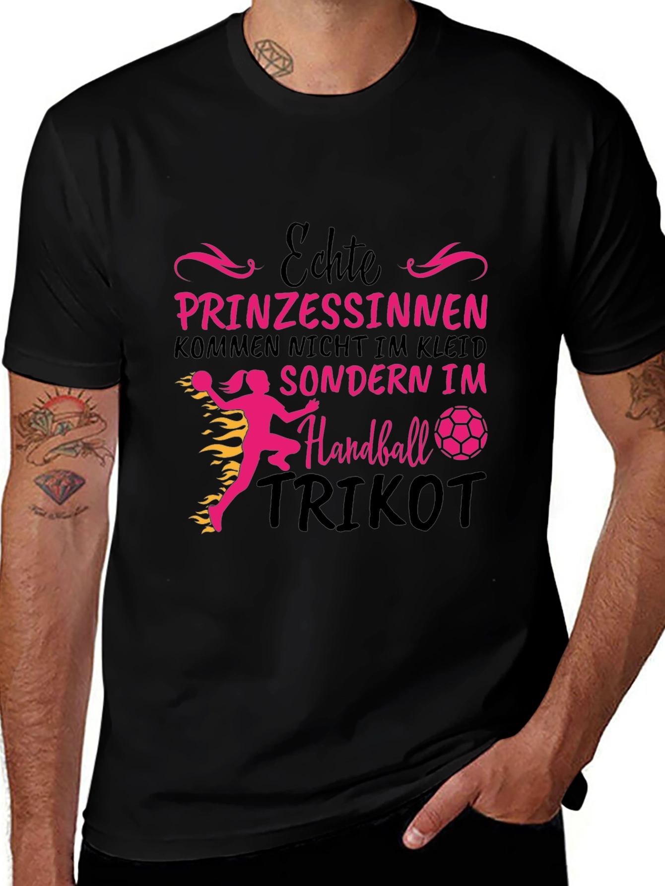 Handball Princess T-Shirt - German Slogan