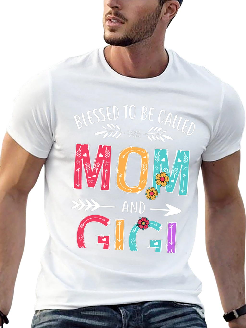 Blessed To Be Called Mom and Gigi T-Shirt