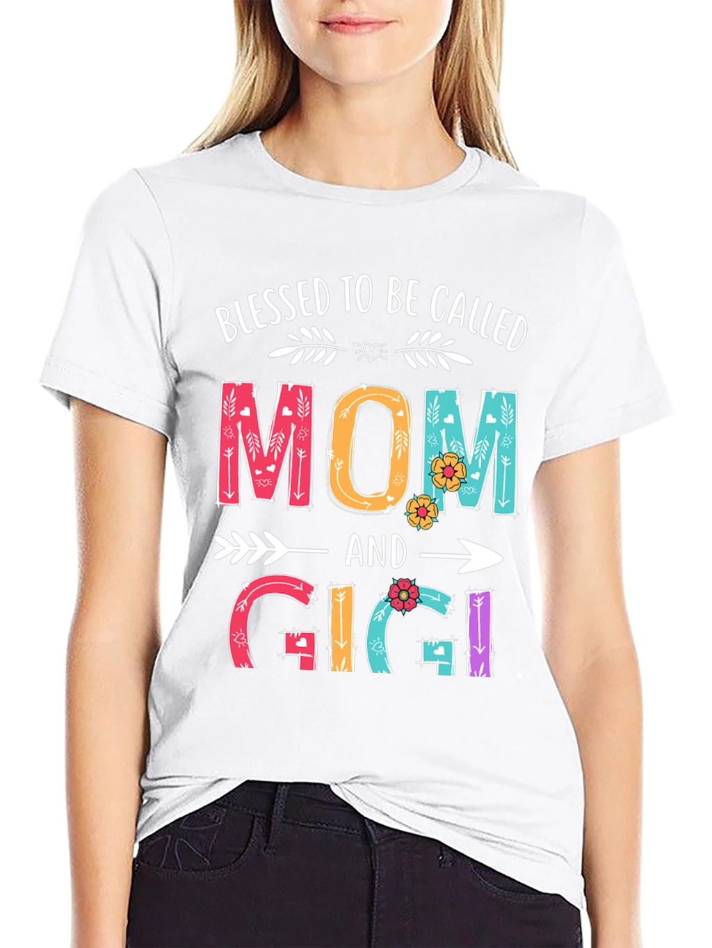 Blessed To Be Called Mom and Gigi T-Shirt