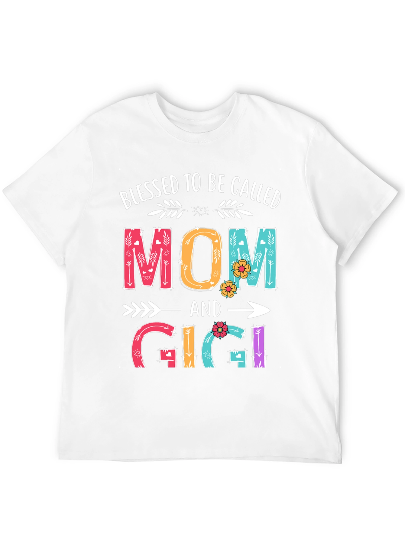 Blessed To Be Called Mom and Gigi T-Shirt