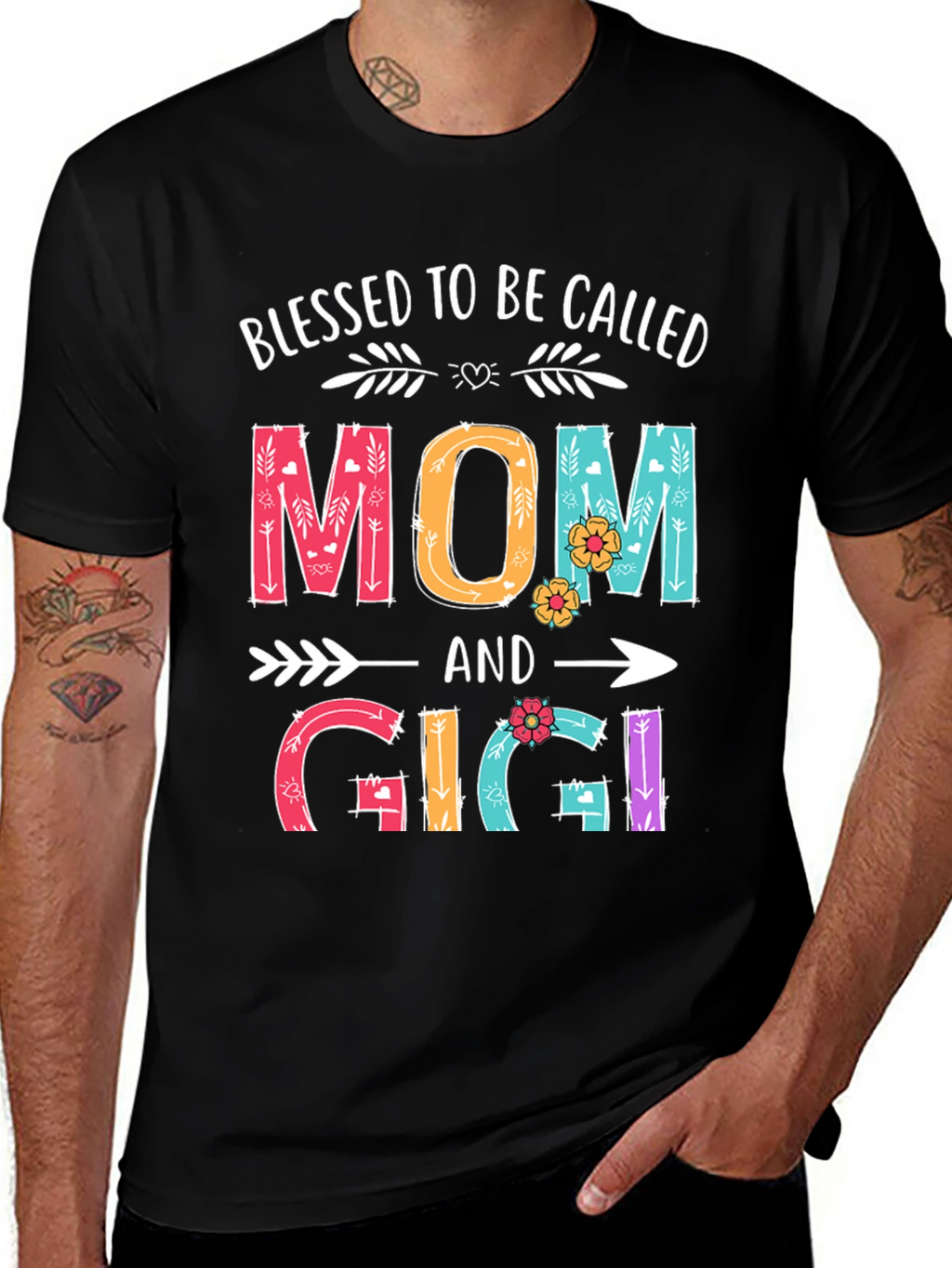 Blessed To Be Called Mom and Gigi T-Shirt