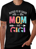 Blessed To Be Called Mom and Gigi T-Shirt