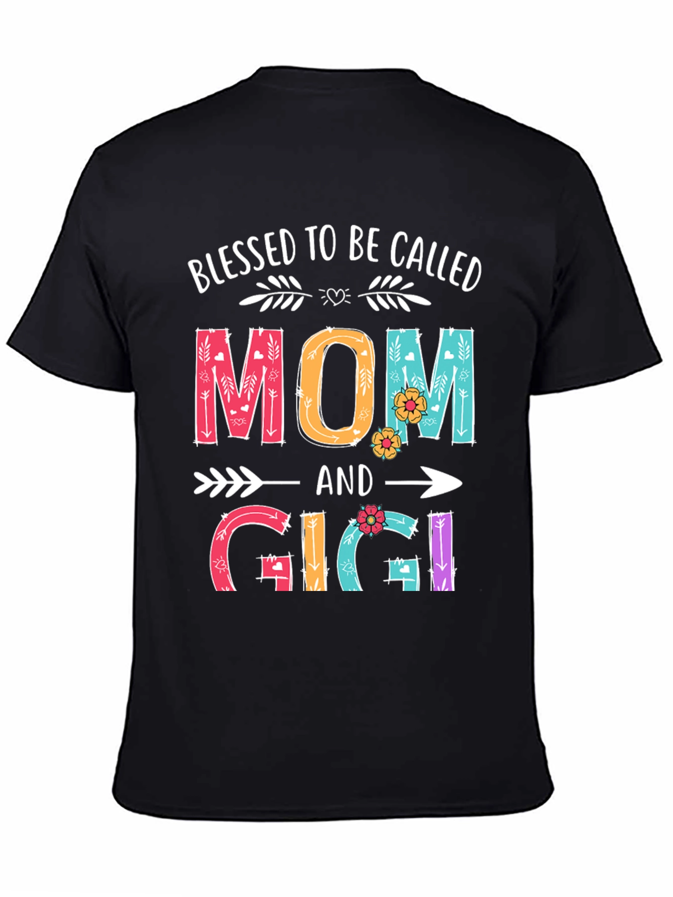 Blessed To Be Called Mom and Gigi T-Shirt