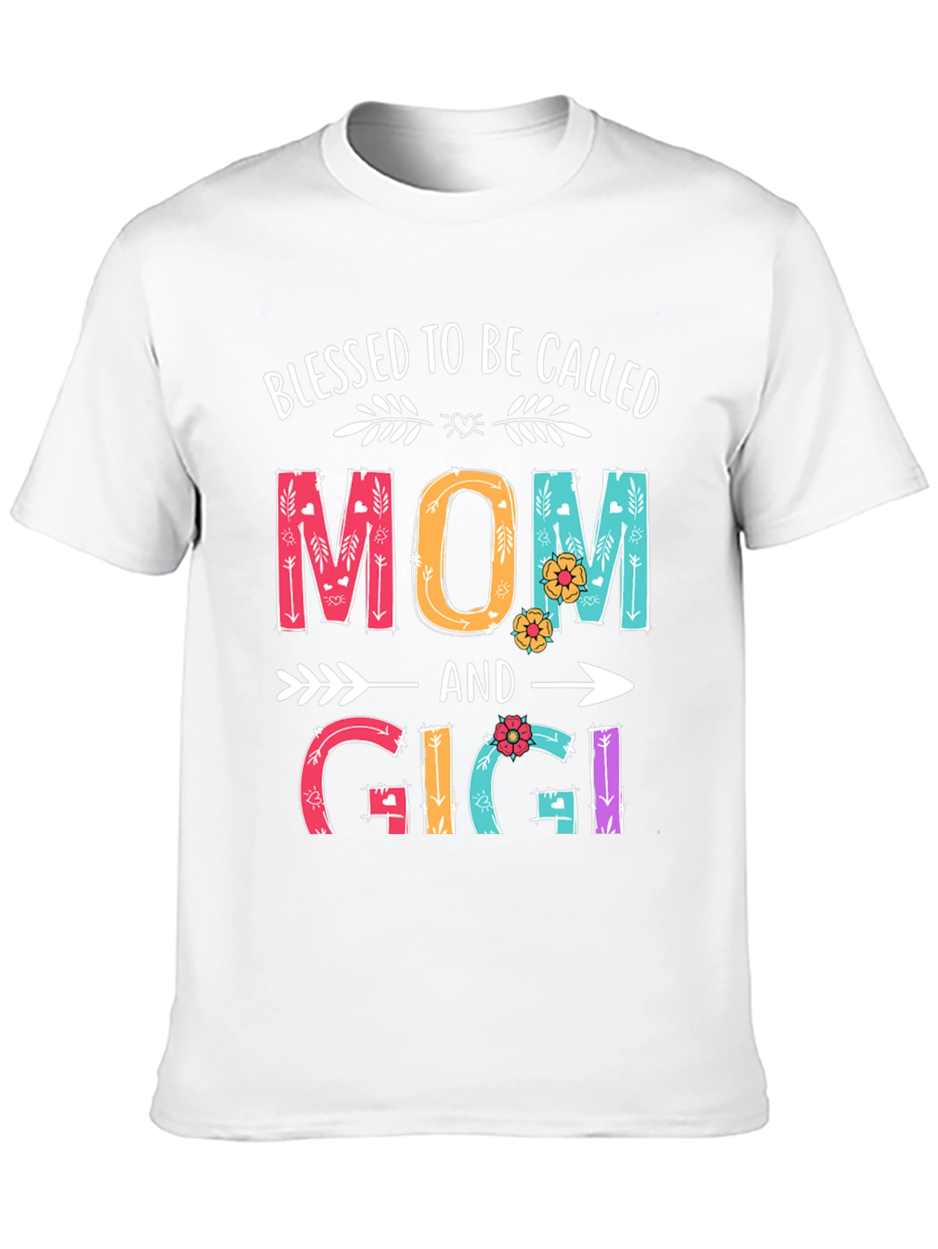 Blessed To Be Called Mom and Gigi T-Shirt