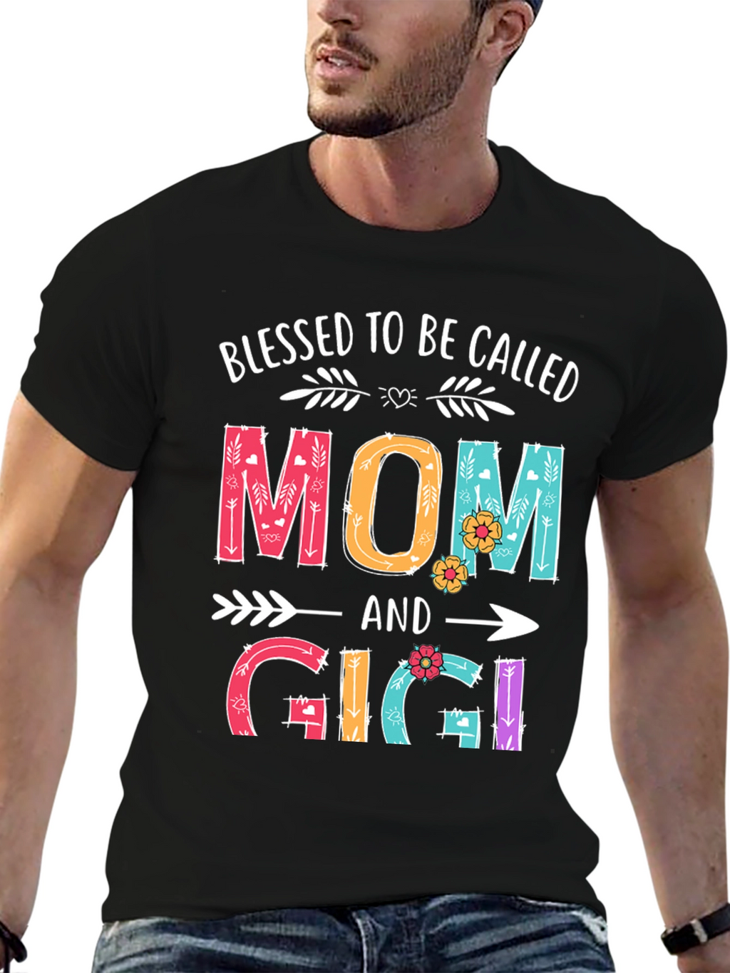 Blessed To Be Called Mom and Gigi T-Shirt
