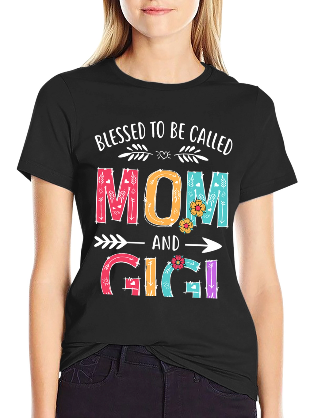 Blessed To Be Called Mom and Gigi T-Shirt