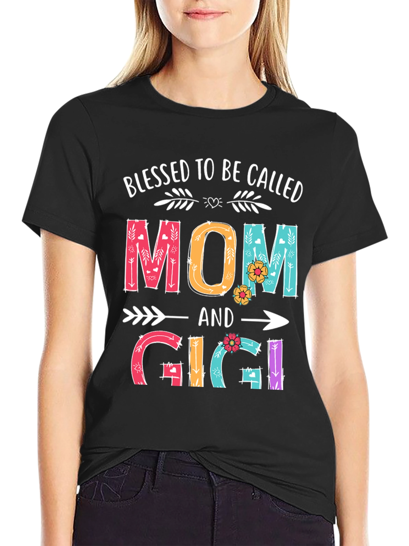 Blessed To Be Called Mom and Gigi T-Shirt