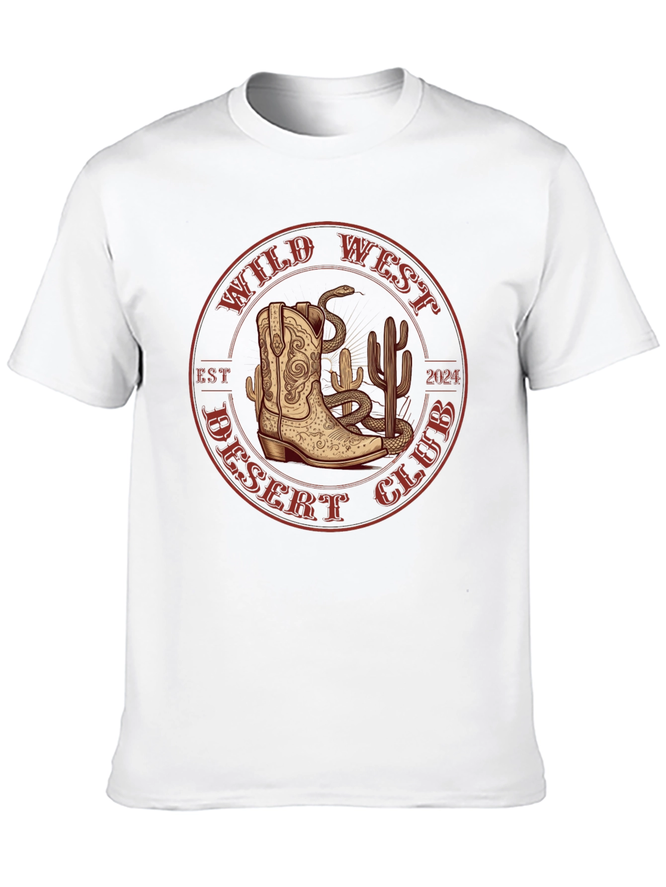 Wild West Desert Club Graphic T-Shirt