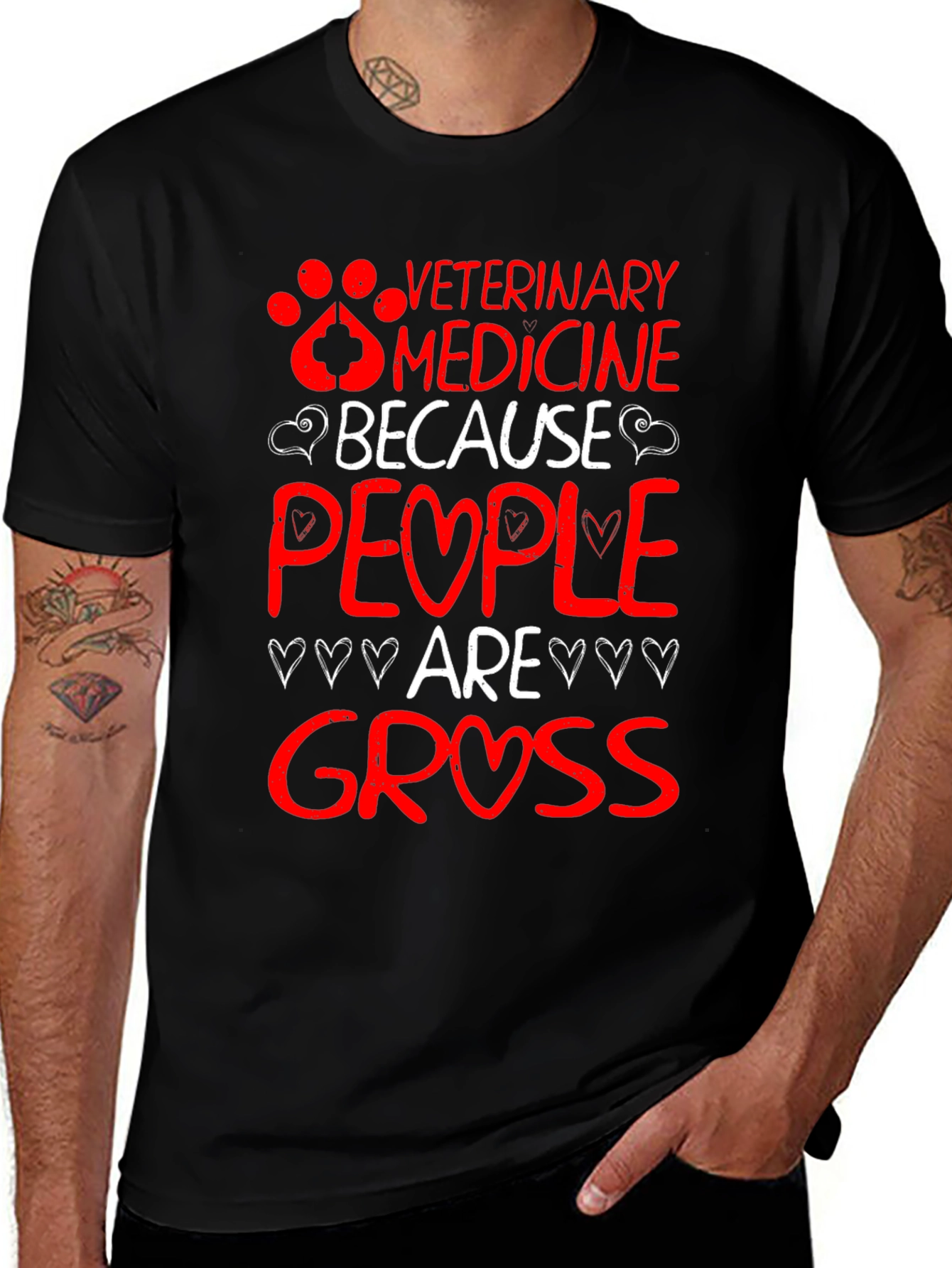 Veterinary Medicine Because People Are Gross T-Shirt