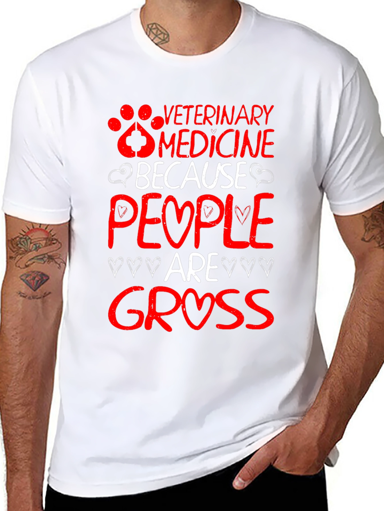 Veterinary Medicine Because People Are Gross T-Shirt