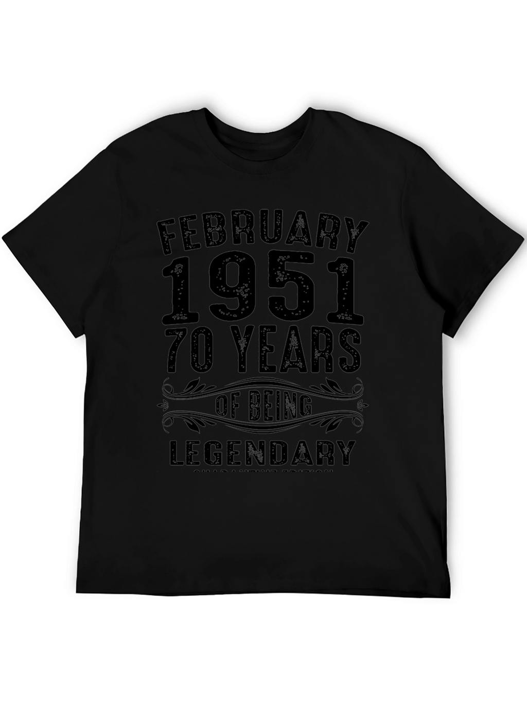 February 1951 Legendary 70 Years Birthday T-Shirt