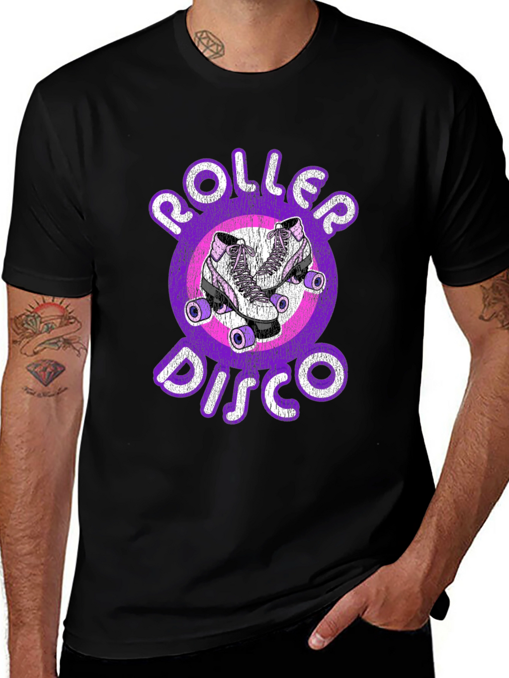 Retro Roller Disco Graphic Tee