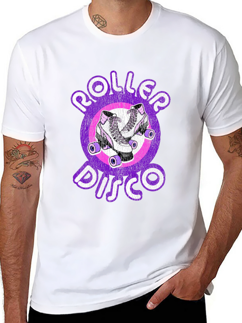 Retro Roller Disco Graphic Tee
