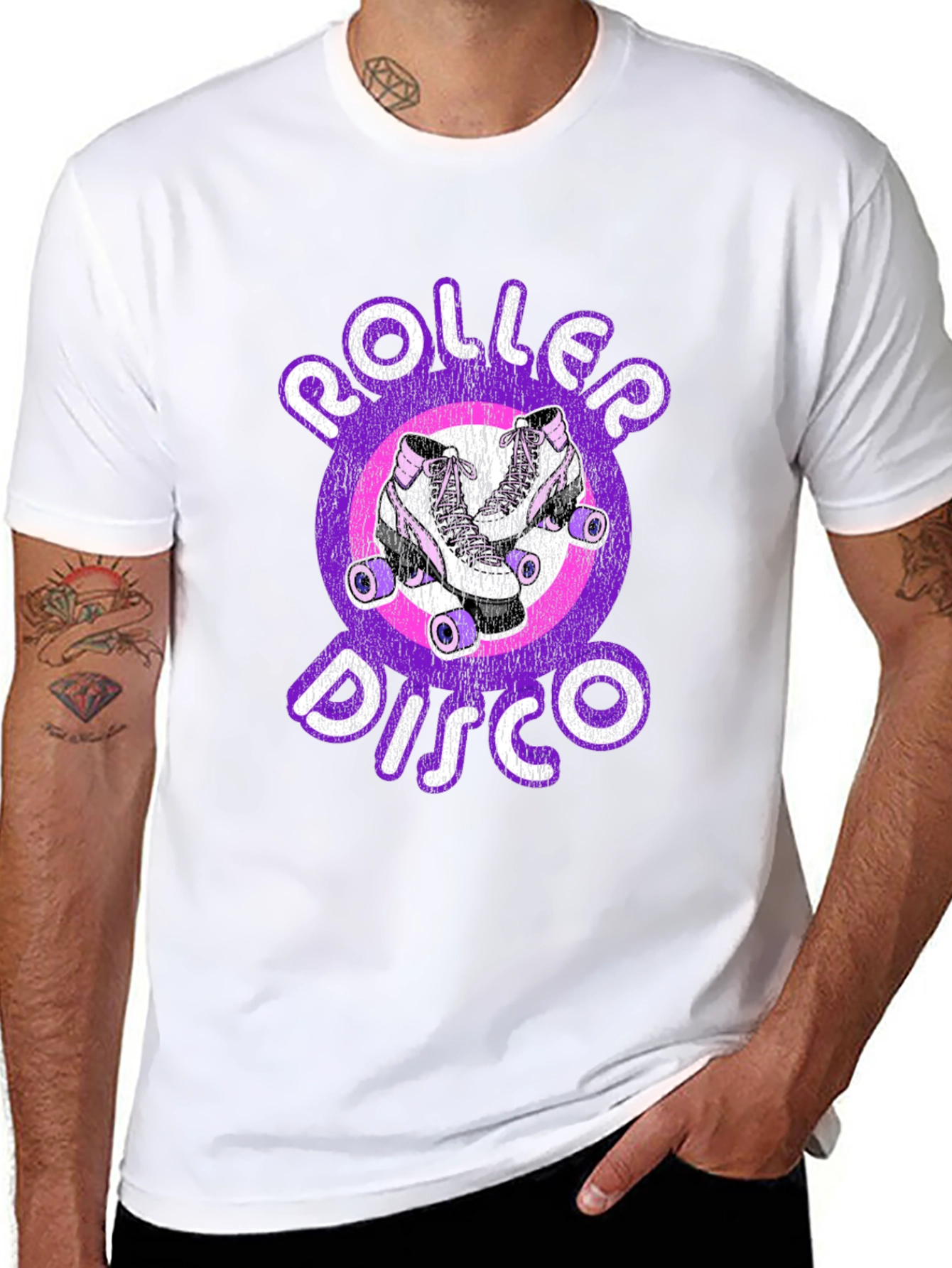 Retro Roller Disco Graphic Tee