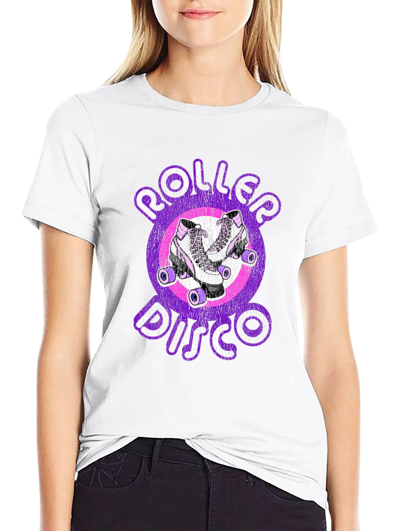 Retro Roller Disco Graphic Tee