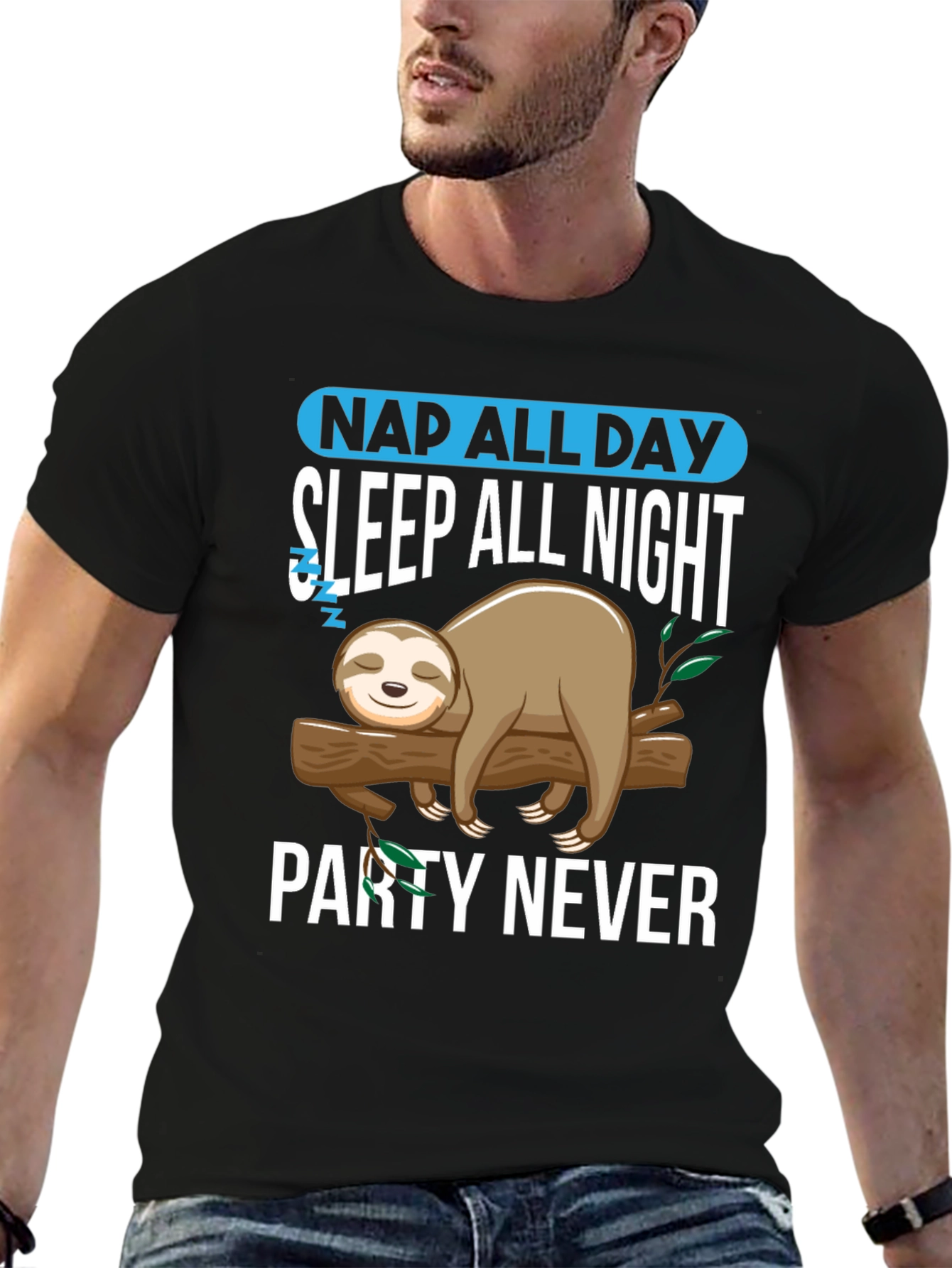Nap All Day Sloth Tee