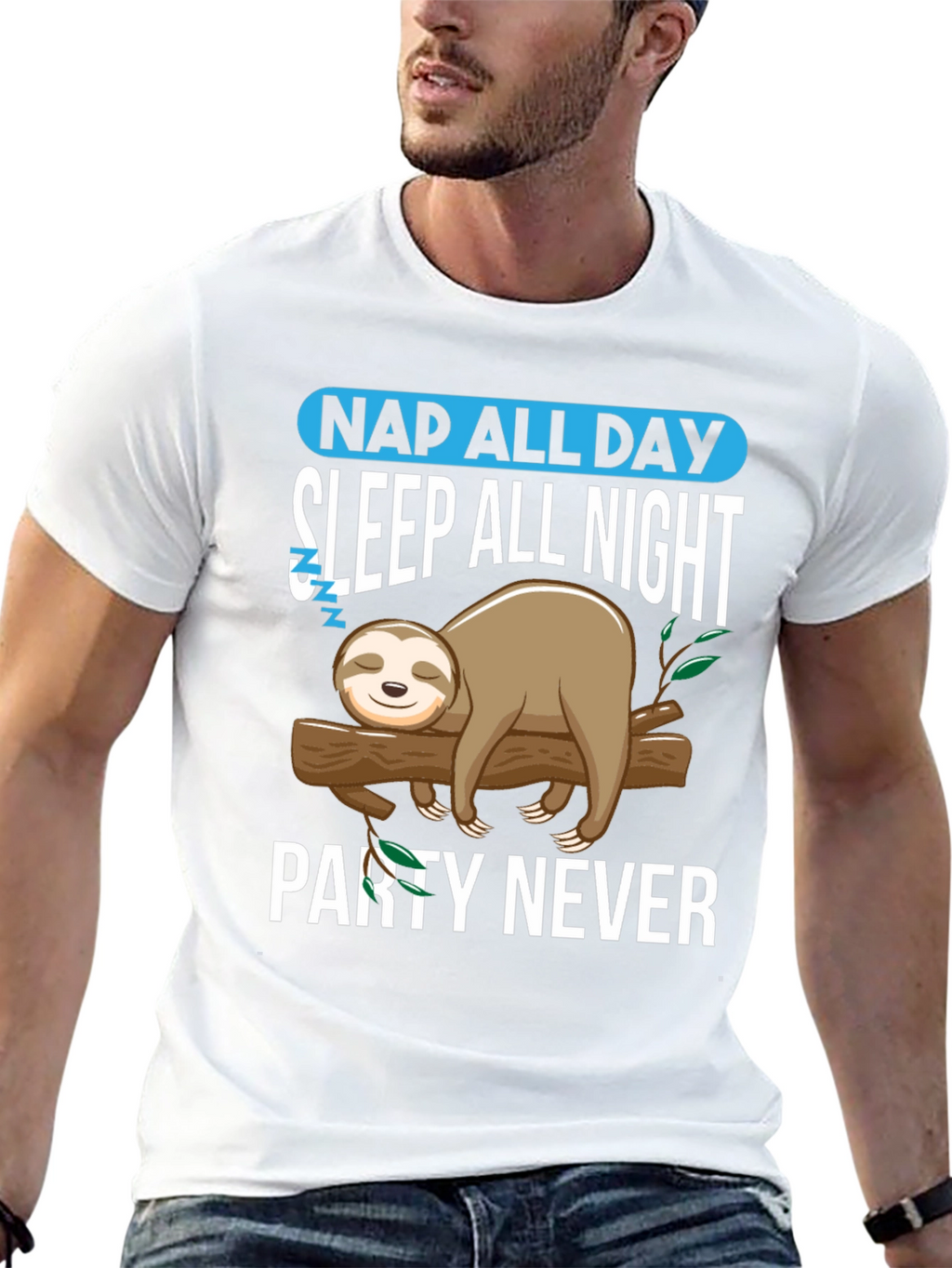 Nap All Day Sloth Tee
