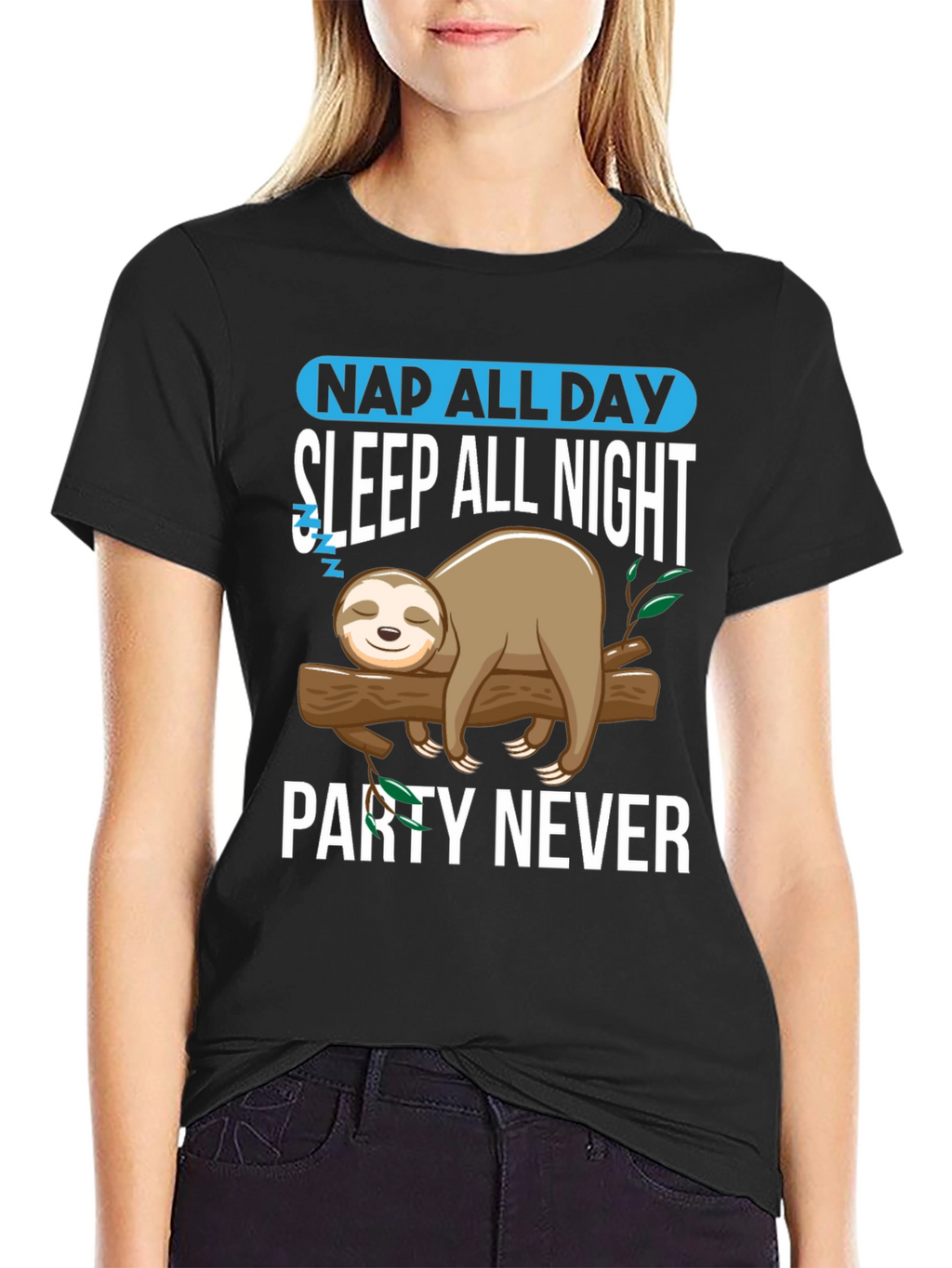 Nap All Day Sloth Tee