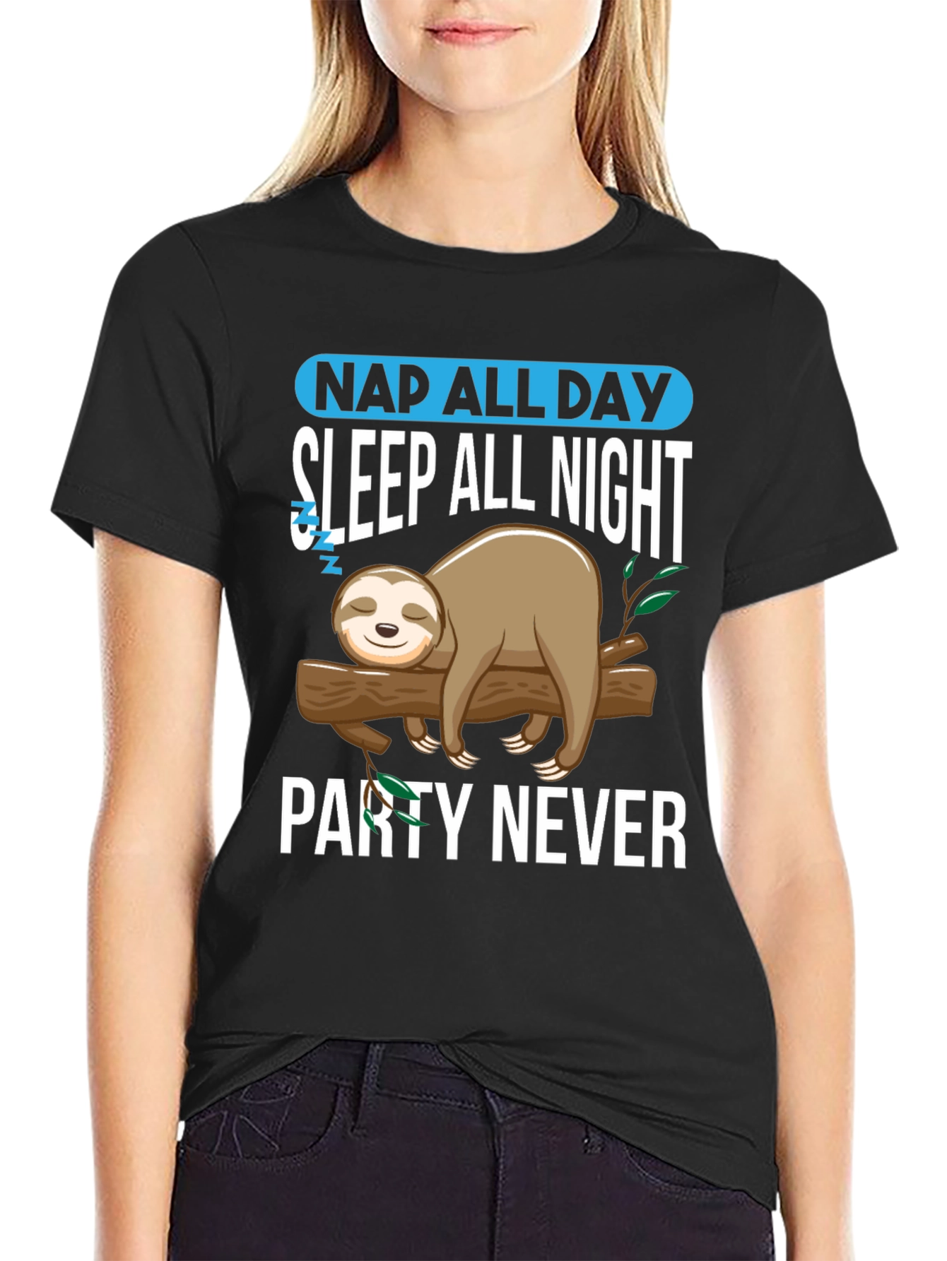 Nap All Day Sloth Tee