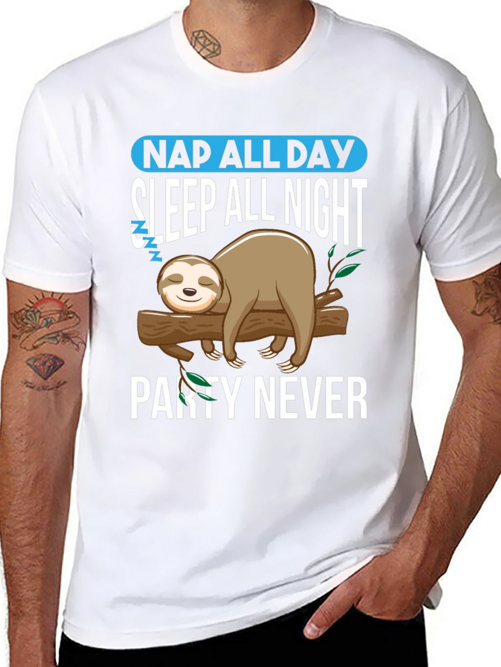 Nap All Day Sloth Tee
