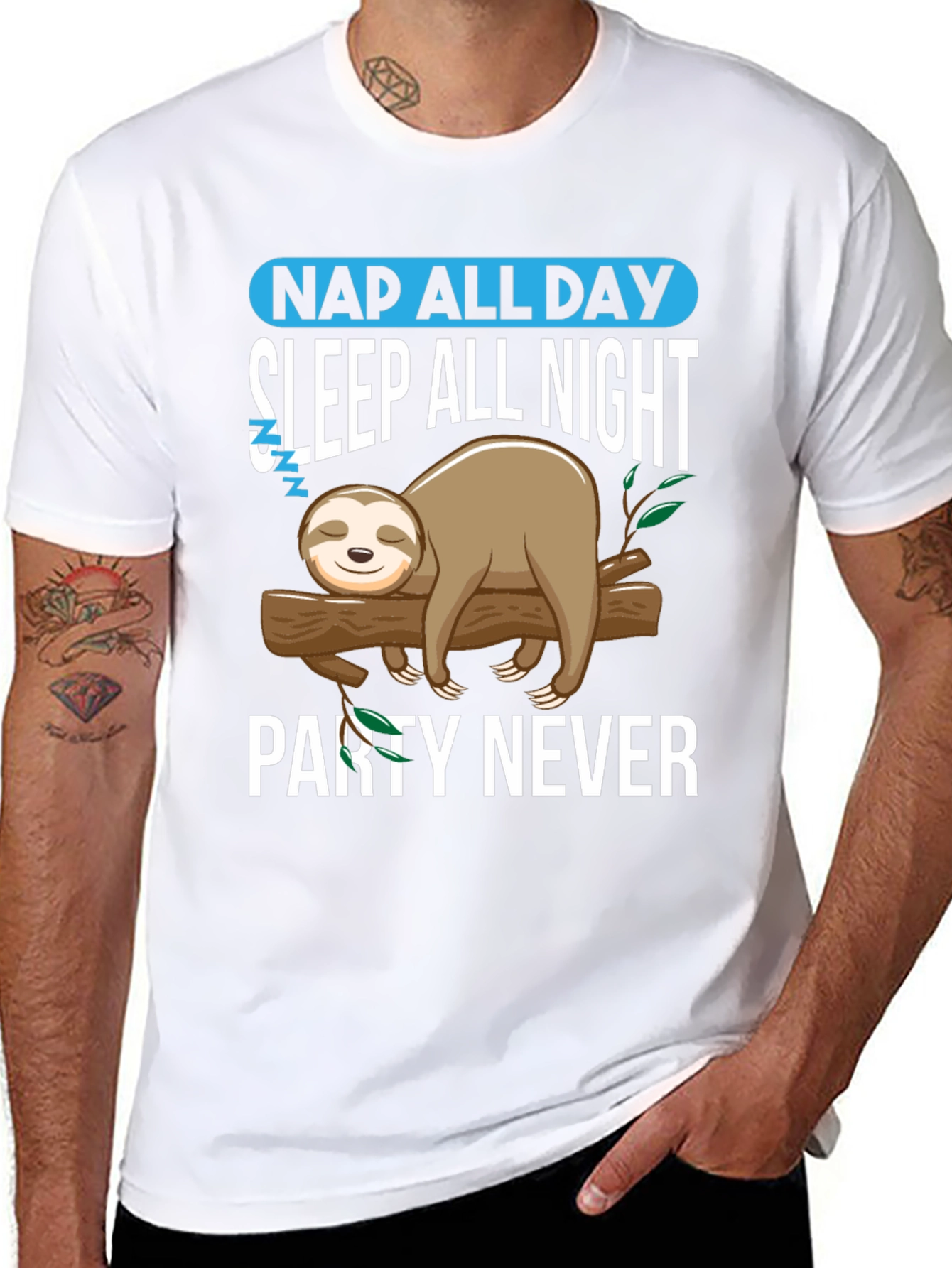 Nap All Day Sloth Tee