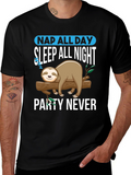 Nap All Day Sloth Tee