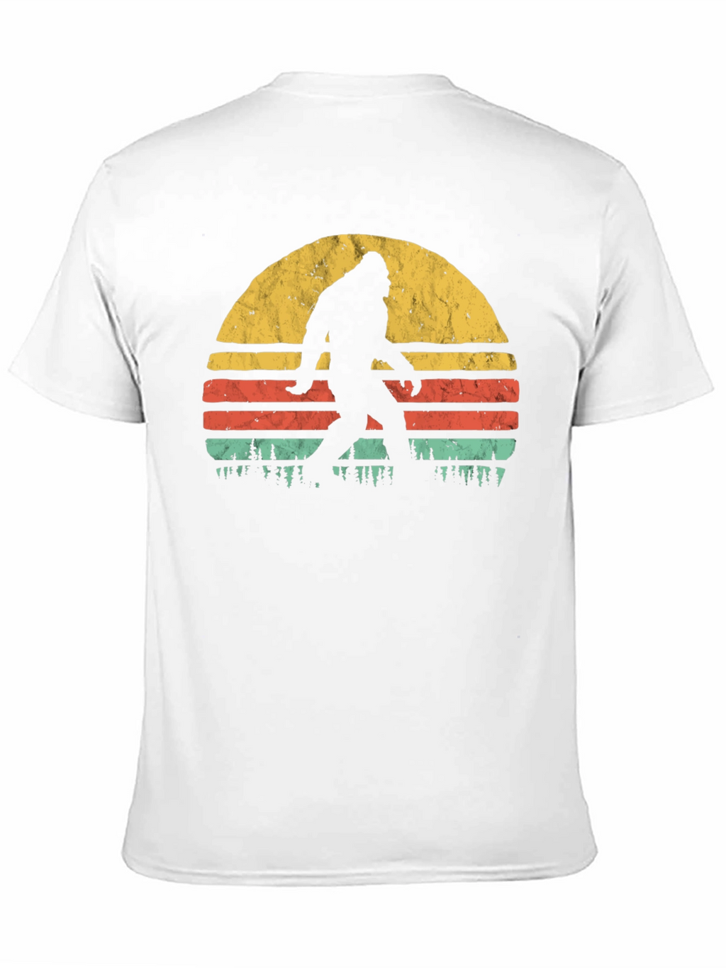 Bigfoot Sunset Graphic T-Shirt - Cryptozoology Apparel